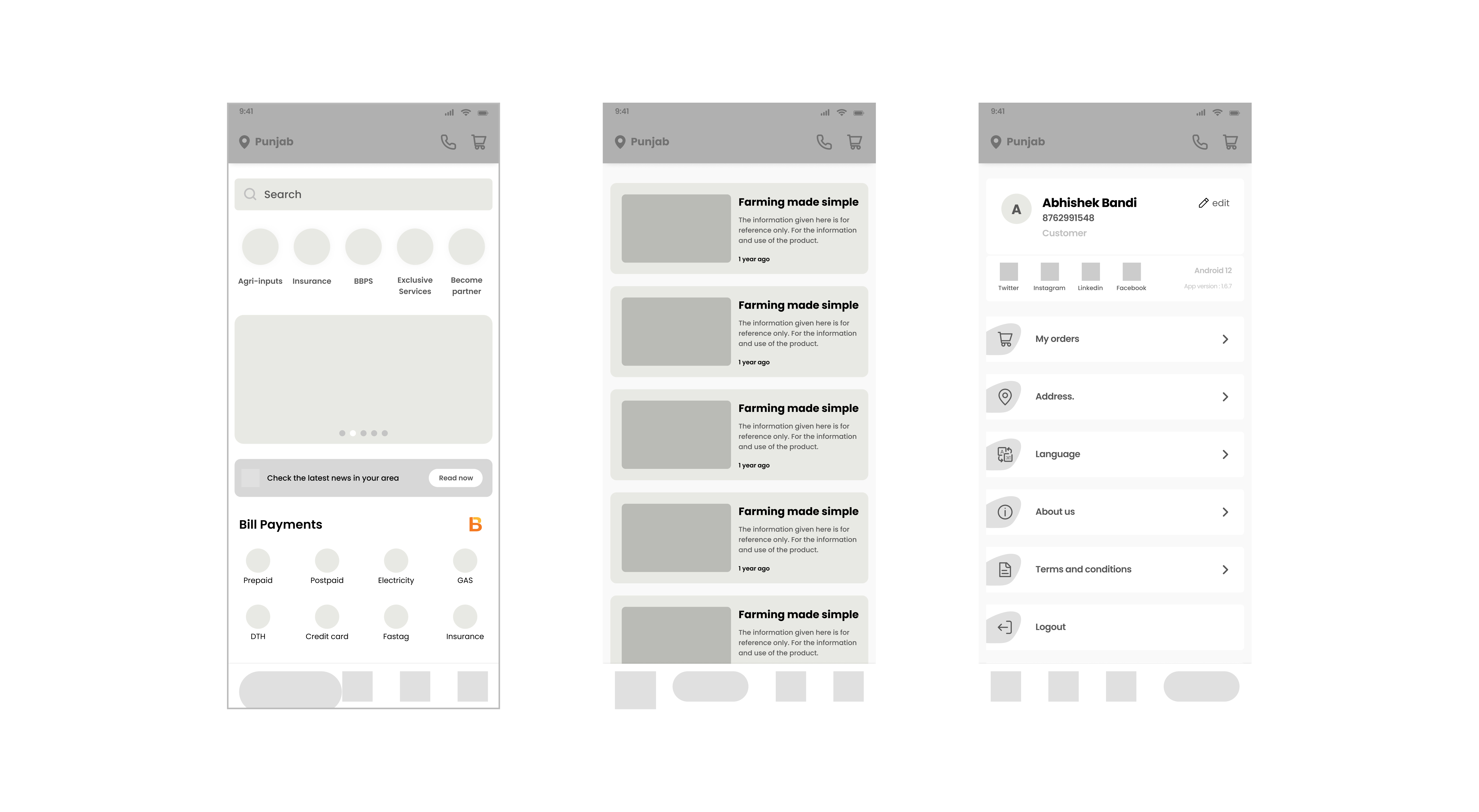 Low-Fidelity Wireframes — Part 1