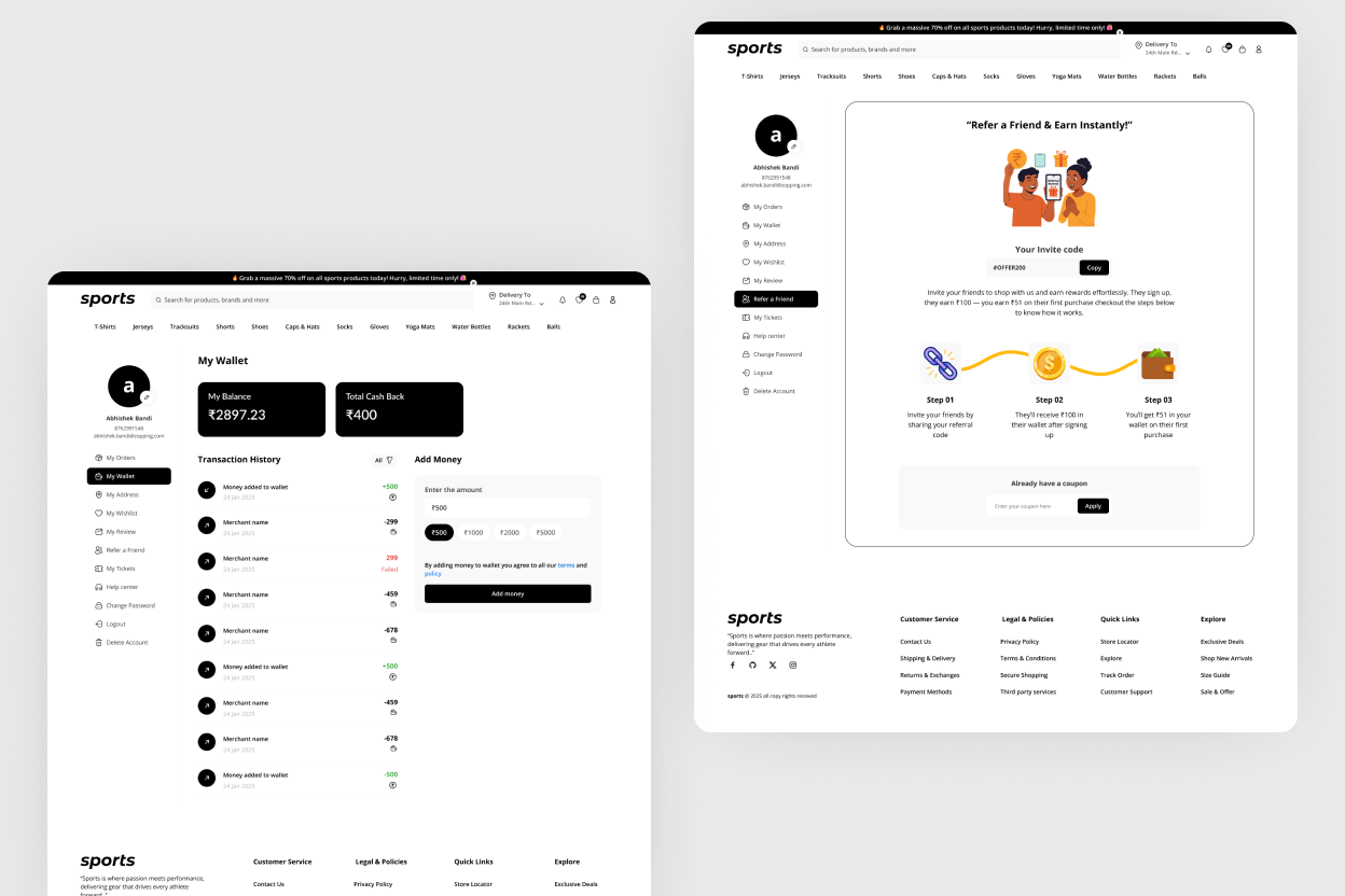 Post-Checkout & Order Dashboard