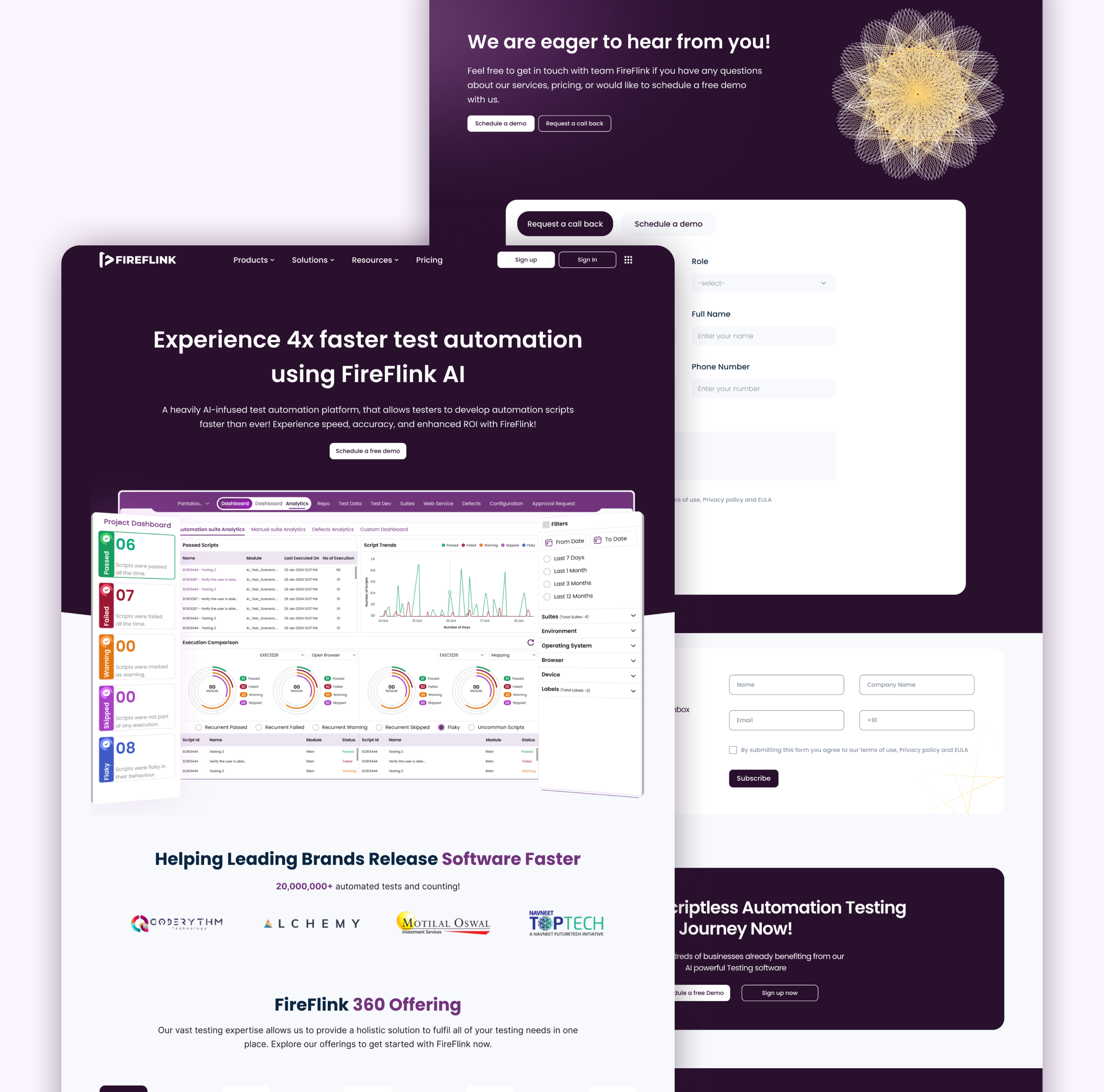 Landing Page Screen 01