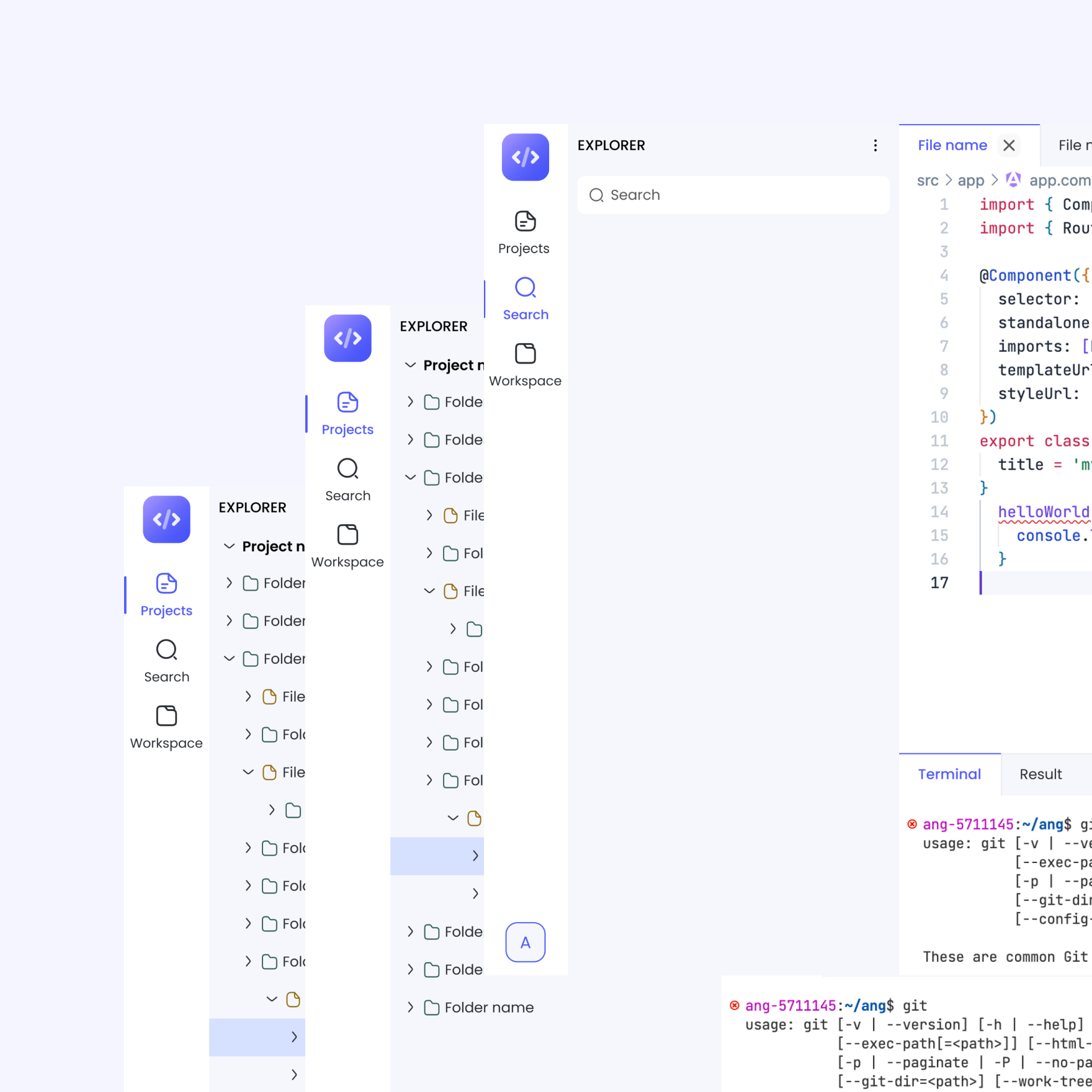 Online Code Editor Screen 04